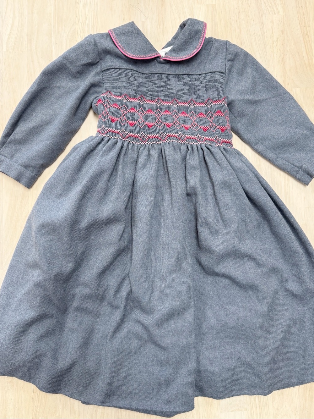 Chantal Designs smocked navy dress